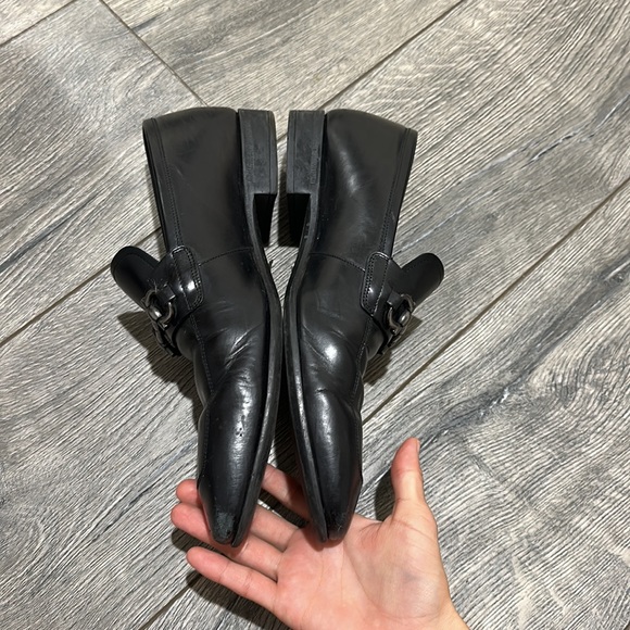 • Salvatore Ferragamo • Men’s Authentic Moccasin with Gancini ornament Black 8 - Picture 3 of 8